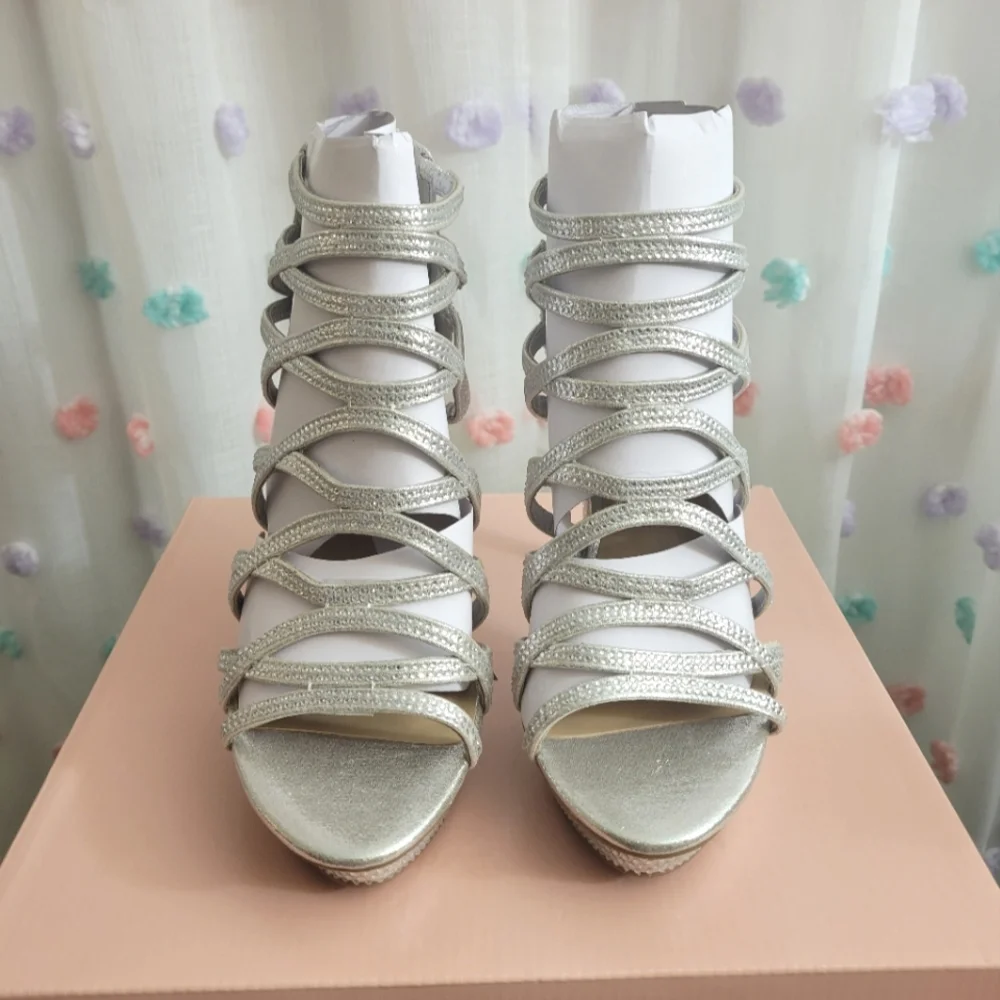 Thalia Sodi Silvia Strappy Platform Sandals (New In Box)